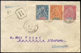 Let GUADELOUPE 36, 37 Et 43 Obl. Càd GOURBEYRE 21/5/02 S. Env. Rec., Arr. Buchholz Allemagne, TTB - Autres & Non Classés