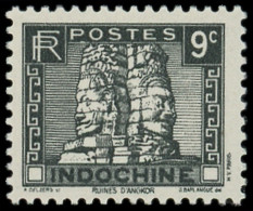 ** INDOCHINE 215a : 9c. Noir Sur Blanc, TB - Sonstige & Ohne Zuordnung