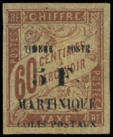 * MARTINIQUE 60 : 5f. Sur 60c. Brun Sur Chamois, TB. Br - Other & Unclassified