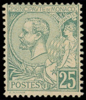 * MONACO 16 : 25c. Vert, Albert Ier, TB - Unused Stamps