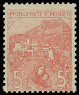 ** MONACO 33 : 5f. + 5f. Rose Sur Verdâtre, Orphelins De La Guerre, Gno, Sinon TB - Unused Stamps