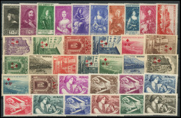 ** MONACO 185/94, 200/14 Et 215/24 : 1ère Série Princes, Croix-Rouge De 1940 Et Bienfaisance 1941, TB - Nuevos