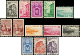 ** MONACO 307/13C : Vues, La Série, TB - Unused Stamps