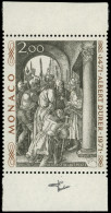 ** MONACO 876A : 2,00 Albert Dürer, NON EMIS, Avec Bords, TB - Ungebraucht