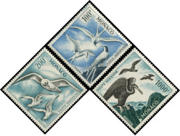 ** MONACO PA 66/68 : Oiseaux De Mer, Dentelés 13, TB - Airmail