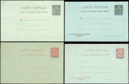 Let NOUVELLE CALEDONIE CP Entiers ACEP N°CP 3/4 Et CP 7/8, Neuves, TB - Storia Postale