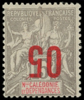 * NOUVELLE CALEDONIE 105a : 05 Sur 15c. Gris, SURCHARGE RENVERSEE, TB - Unused Stamps