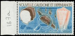 ** NOUVELLE CALEDONIE PA 187a : 41f. Brun Foncé, Bleu Et Rose, TB - Ungebraucht