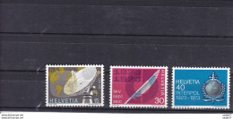 Switzerland Suisse Zu 520-522 / Mi 988-990 / YT 921-923 MNH** - Ongebruikt