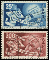 SARRE 277 Et PA 13 : Conseil De L'Europe, Oblitérés, TB - Used Stamps