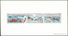 ** T.A.A.F. 225A : Expéditions Polaires, Triptyque, FG ND, TB - Neufs