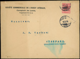 Let TOGO 73 : 1d. Rouge Obl. Càd LOME 13/5/10 ERREUR Au Lieu De 19 S. Env., Arr. ATAKPAME 14/5, TB - Otros & Sin Clasificación