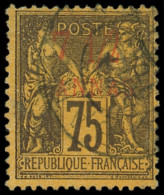 ZANZIBAR 9 : 7 1/2a. Sur 75c. Violet, Obl., TB - Used Stamps