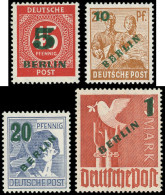 ** BERLIN 47/50 : Série Surchargée De 1949, TB - Nuovi