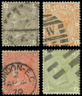 GRANDE BRETAGNE 58/61 : Série De 1876-80, Obl., TB - Used Stamps