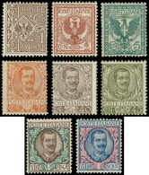 * ITALIE 64/66, 68, 70/71 Et 73/74 : Types Divers De 1901, TB - Mint/hinged