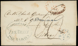 Let INDE NEERLANDAISE Cachet ZEE BRIEF/SOURABAYA S. LAC Du 2/8/1841 Pour LA HAYE, TB - Indie Olandesi