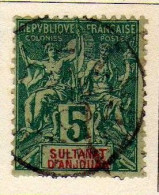 Anjouan - (1892-99) -   5 C. Type Groupe  Oblitere - Usati