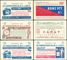 Muller, 10 Carnets, 20f. Bleu Et 25f. Rouge, TB - Colecciones Completas