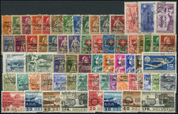 Suisse, Service SDN, Petit Lot D'obl. Entre N°1 Et 64, TB, Cote SBK 1688 FS - 1843-1852 Federal & Cantonal Stamps