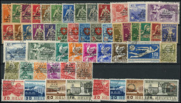 Suisse, Service BIT, Petit Lot D'obl. Entre N°1 Et 56, TB, Cote SBK 1344 FS - 1843-1852 Federal & Cantonal Stamps