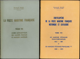 Salles, La Poste Maritime Française, Tome I à IX, Complet, TB - Altri & Non Classificati