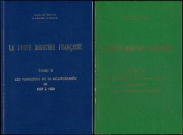 Salles, La Poste Maritime Française, Tomes II à VI, TB - Altri & Non Classificati