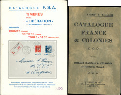 7 Ouvrages Divers, Dont Obl. D'Algérie (Beaufond 1949), Bx Français (Y Et T 1940), Maroc Poste Française 1948, TB - Autres & Non Classés