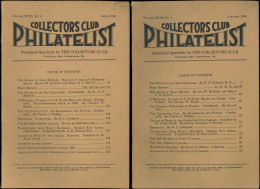 The Collectors Club Philatelist, 5 Ouvrages Bon état, RR - Altri & Non Classificati