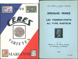 5 Ouvrages Sur Les Variétés De France Dont Pasteur, Cérès Variétés 1990, TB - Otros & Sin Clasificación