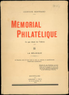 Mémorial Philatélique, La Belgique, G. Bertrand 1934, TB - Altri & Non Classificati