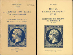 Jean Guyot, N°22 Répertoire Des Défauts Du Panneau B (1961) + Répertoire Du Panneau A (3ème Tirage) En 1956, TB - Altri & Non Classificati