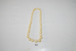 C40 Bijou De Collection - Pendentif - Beige - Vintage Perle Fantaisie - Pendants