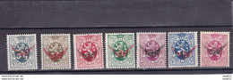 Belgium 6-12 Railway Officials MH* - Mint