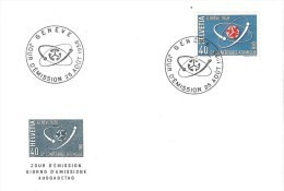 Suisse Schweiz 1958: Atomkonferenz: Zu 338 Mi 662 Yv 611 Mit ET-o GENÈVE 25 AOÙT 1958 (Zu CHF 5.00) - FDC