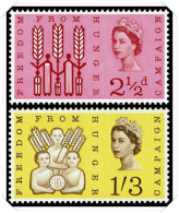 1963_Hunger Phosphor Unmounted Mint Hrd2d - Unused Stamps