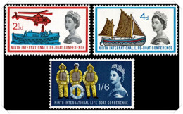 1963_Lifeboat Phosphor Unmounted Mint Hrd2d - Unused Stamps