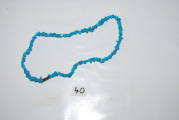 C40 Bijou De Collection - Pendentif - Bleu - Vintage Perle Fantaisie - Hangers