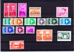 Selectie India Vanaf 1951 Postfris MNH - Neufs