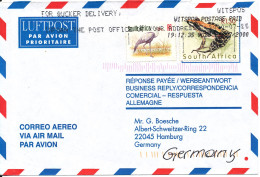 South Africa Air Mail Cover Sent To Germany 25-7-2000 - Luchtpost