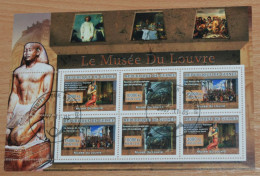 GUINEA 2007, Museums, Louvre, Paintings, Art, Miniature Sheet, Used - Museos