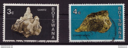 Botswana 1974 - Oblitéré - Mineraux - Michel Nr. 116-117 (09-018) - Botswana (1966-...)