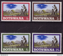 Botswana 1968 - MNH ** - Noël - Michel Nr. 47-50 Série Complète (09-001) - Botswana (1966-...)