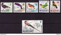 Malawi 1968 - MH * - Oiseaux - Michel Nr. 92-94 96-98 (09-057) - Malawi (1964-...)