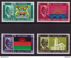 Malawi 1964 - MNH ** - Indépendance - Michel Nr. 15-18 Série Complète (09-050) - Malawi (1964-...)