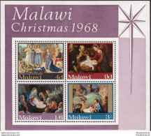Malawi 1968 - MNH ** - Noël - Peinture - Michel Nr. Bloc 12 (09-056) - Malawi (1964-...)