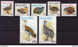 Malawi 1975 - MNH ** - Oiseaux - Michel Nr. 229-233 235 237 (09-067) - Malawi (1964-...)
