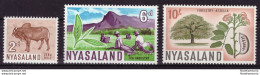 Nyassaland 1964 - MNH ** - Motifs Indigènes - Michel Nr. 127 130 135 (09-049) - Nyasaland (1907-1953)