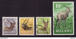 Malawi 1971 - Oblitéré - Antilopes Et Gazelles - Michel Nr. 148-150 153 (09-081) - Malawi (1964-...)