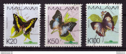 Malawi 2007 - Oblitéré - Papillons - Michel Nr. 787 789 792 (09-111) - Malawi (1964-...)